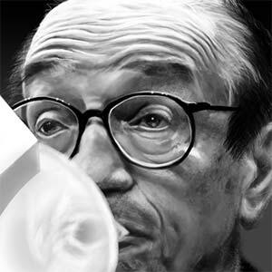 Illustration of Alan Greenspan